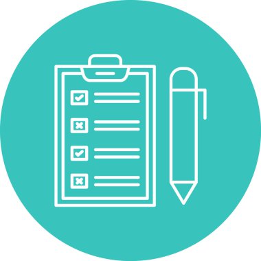 Kalem simgesi. vektör illüstrasyonu