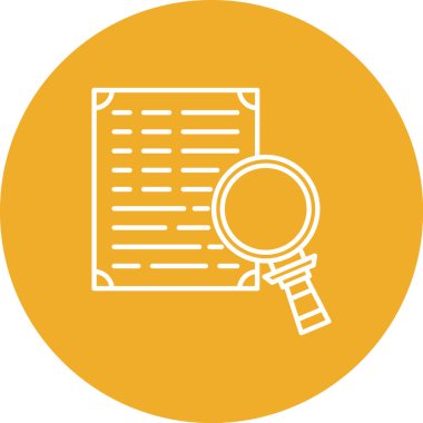 Arama simgesi vektör illüstrasyonu