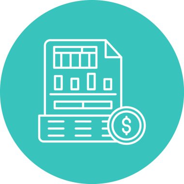 Modern simgenin vektör illüstrasyonu