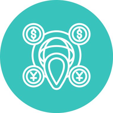 seo modern simgesinin vektör illüstrasyonu