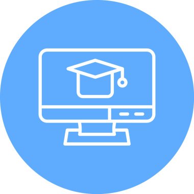 Eğitim simgesinin vektör illüstrasyonu