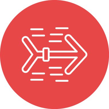 Modern simgenin vektör illüstrasyonu