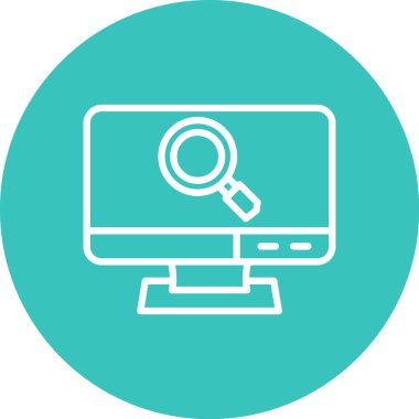 seo modern simgesinin vektör illüstrasyonu