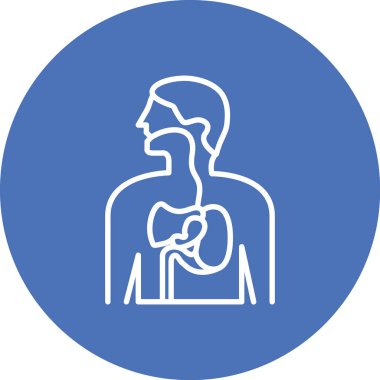 Kalp simgesi olan bir adamın vektör çizimi