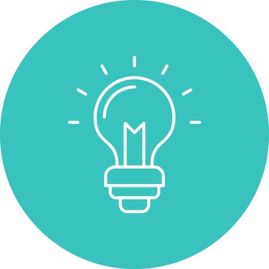 Fikir simgesi vektör illüstrasyonu