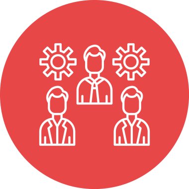 İş adamları. vektör simgesi