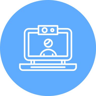 Bilgisayarın vektör illüstrasyonu