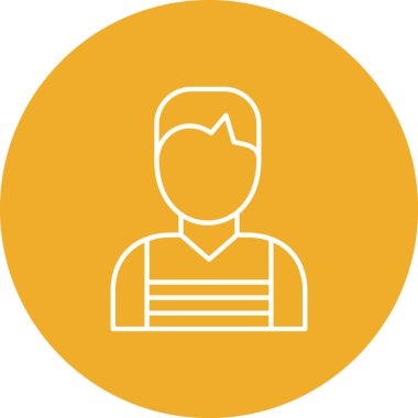 man simgesi vektör illüstrasyonu