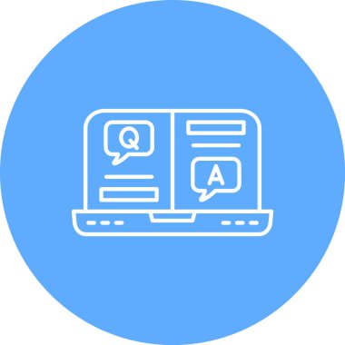 vektör lcd simgesi illüstrasyonu