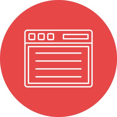 Bilgisayar web simge vektör çizim