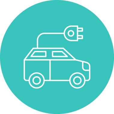 araba tamir simgesi, vektör illüstrasyonu basit tasarım