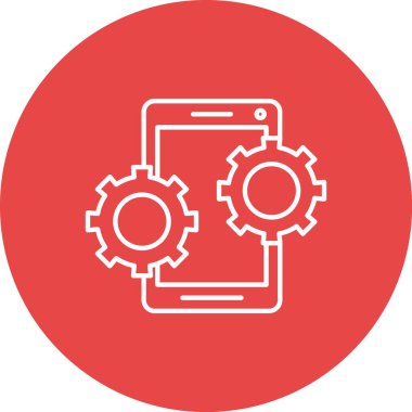 Modern simgenin vektör illüstrasyonu