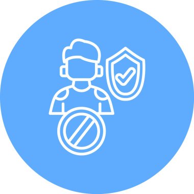 Çemberdeki insanların vektör simgesi