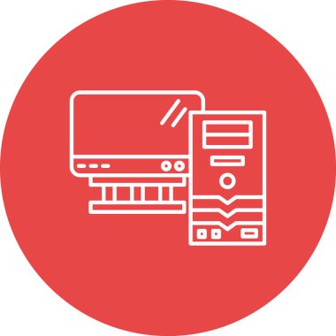 Seo simgesinin vektör illüstrasyonu