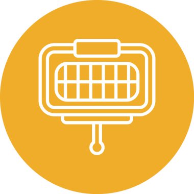 Modern b 'nin vektör illüstrasyonu eksik simgesi