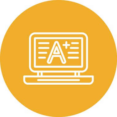 dizüstü bilgisayar web simgesi, basit tasarım