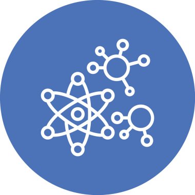 Bilim ve eğitim renkli vektör simgesi.