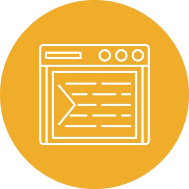 tarayıcı web simgesi basit tasarım