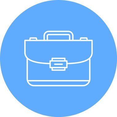 vektör evrak çantası simgesi, illüstrasyon, vektör illüstrasyonu