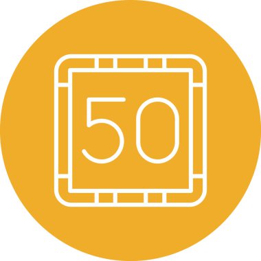 505 simgesi. vektör illüstrasyonu