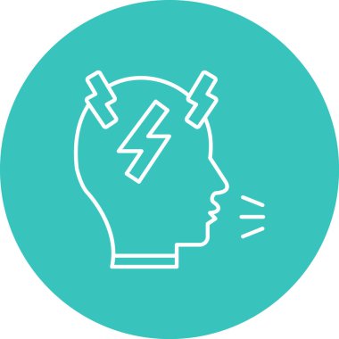 Şimşek simgesi vektör illüstrasyonu