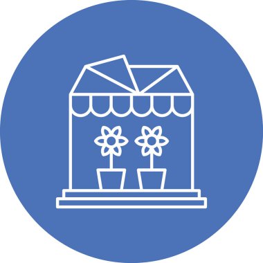 Modern simgenin vektör illüstrasyonu