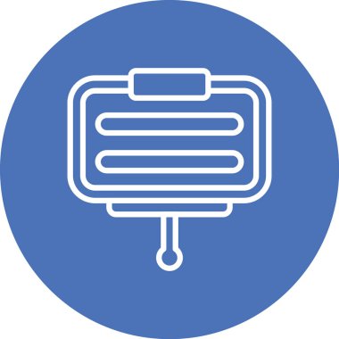 Modern b 'nin vektör illüstrasyonu eksik simgesi