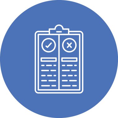 vektör kontrol listesi ico, vektör illüstrasyonu