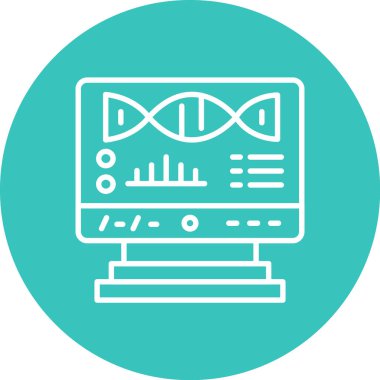 vektör lcd simgesi illüstrasyonu