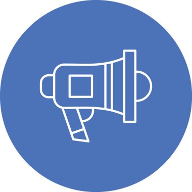 megafon simgesinin vektör illüstrasyonu