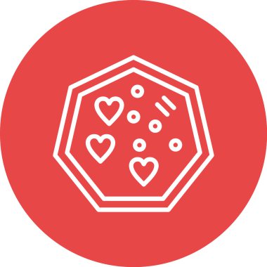 Aşk simgesinin vektör illüstrasyonu