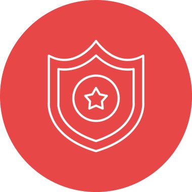 Rozet vektör simgesi tasarımı