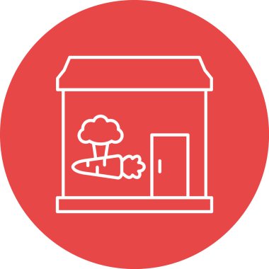 Bulut simgesinin vektör illüstrasyonu