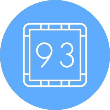 Vektör Takvim Simgesi, vektör illüstrasyonu