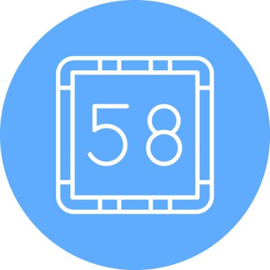 Taslak biçiminde 676 simge. Biçim 6 - 7 - 6 - 76