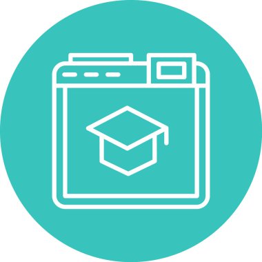 vektör eğitim simgesi illüstrasyonu