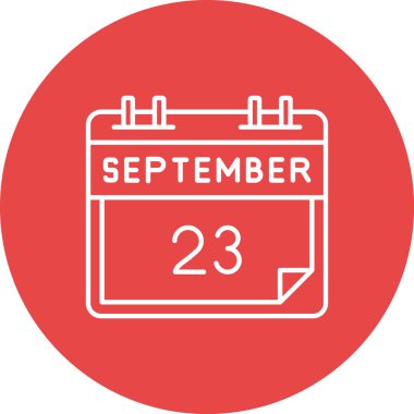 Takvim simgesinin vektör illüstrasyonu