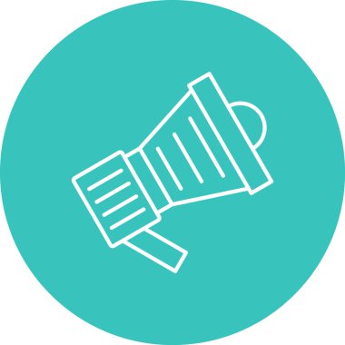 Megone bir simge. Web illüstrasyon tasarımı