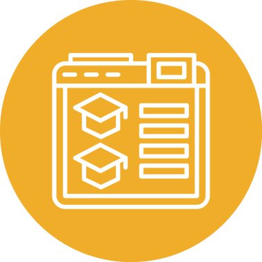 Seo simgesinin vektör illüstrasyonu