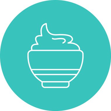 Gıda simgesinin vektör illüstrasyonu