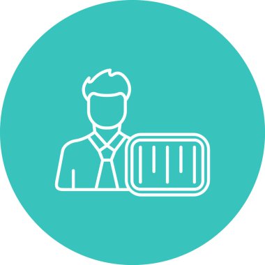 İş ve finans simgesinin vektör illüstrasyonu