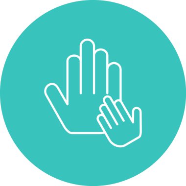 el simgesi vektör illüstrasyonu