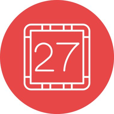 Takvim simgesinin vektör illüstrasyonu