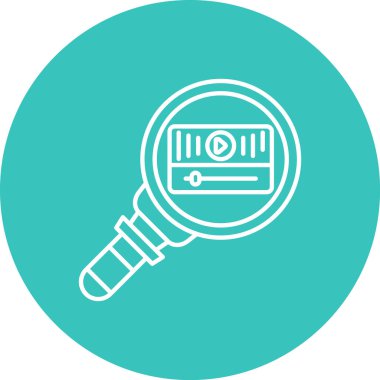 seo modern simgesinin vektör illüstrasyonu