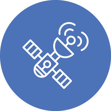 vektör uydu simgesi çizimi