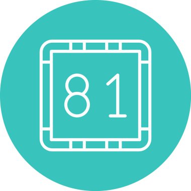 Modern b 'nin vektör illüstrasyonu eksik simgesi