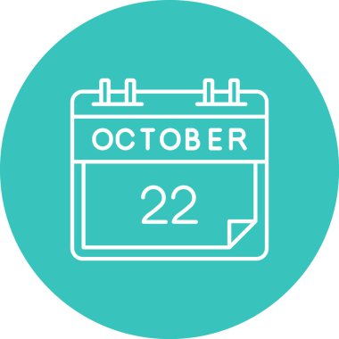 Takvim simgesinin vektör illüstrasyonu