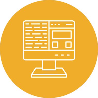 vektör dizüstü bilgisayar simgesi