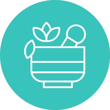 Bitki simgesinin vektör illüstrasyonu