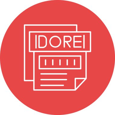 vektör dosya simgesi, basit illüstrasyon